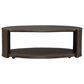 Belle Furnishings City View Oval Cocktail Table in Coffee Bean, , large