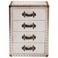 Baxton Studio Jaelyn 4-Drawer End Table in Coffee, , large