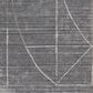 Surya Hightower 9" x 13" Gray, Charcoal, White and Taupe Area Rug, , large