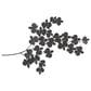 Maple and Jade 60" x 36" Orchid Floral Wall Decor with Stem in Matte Black, , large