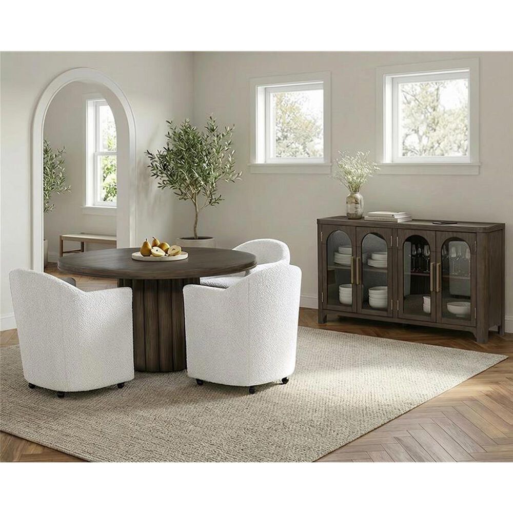 Ashley Radkin Dining Table in Burnished Brown - Table Only, , large