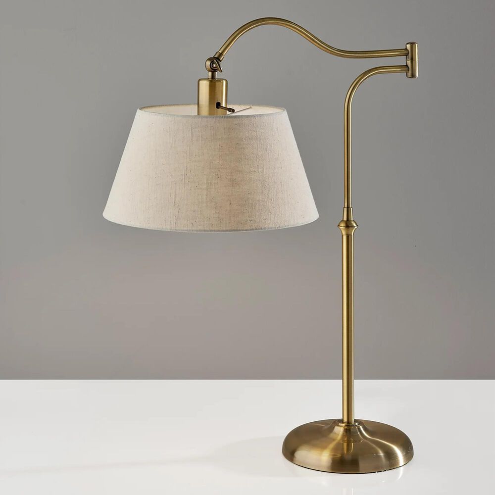 Adesso Rodeo Table Lamp in Antique Brass, , large