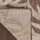 Nourison Garden Oasis Nature Mocha 9" x 12" Indoor/Outdoor Area Rug, , large