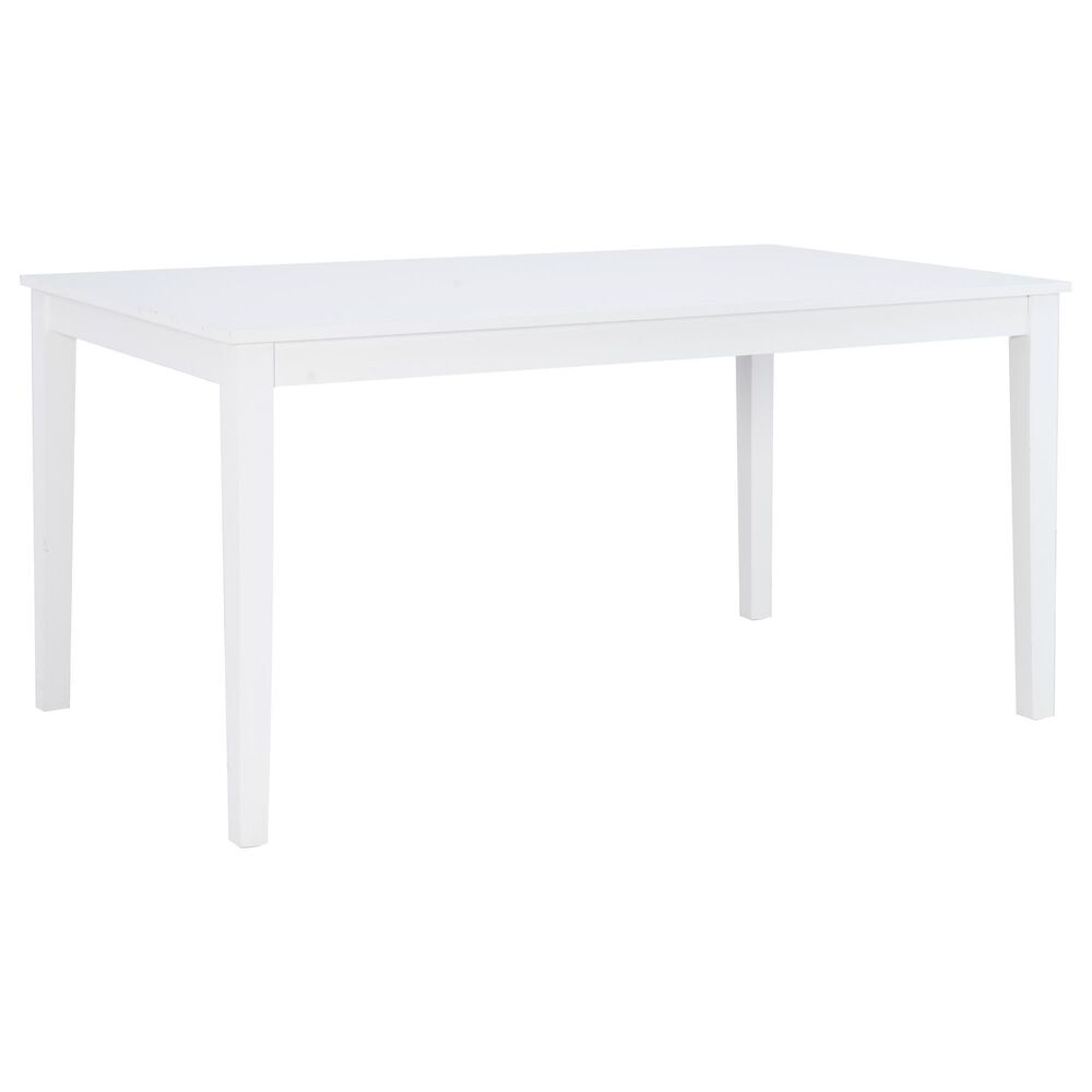 Linon Home Decor Maggie Dining Table in White - Table Only, , large