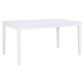 Linon Home Decor Maggie Dining Table in White - Table Only, , large