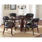 Crystal City Tournament Faux Leather Arm Chair in Rich Cherry, , large