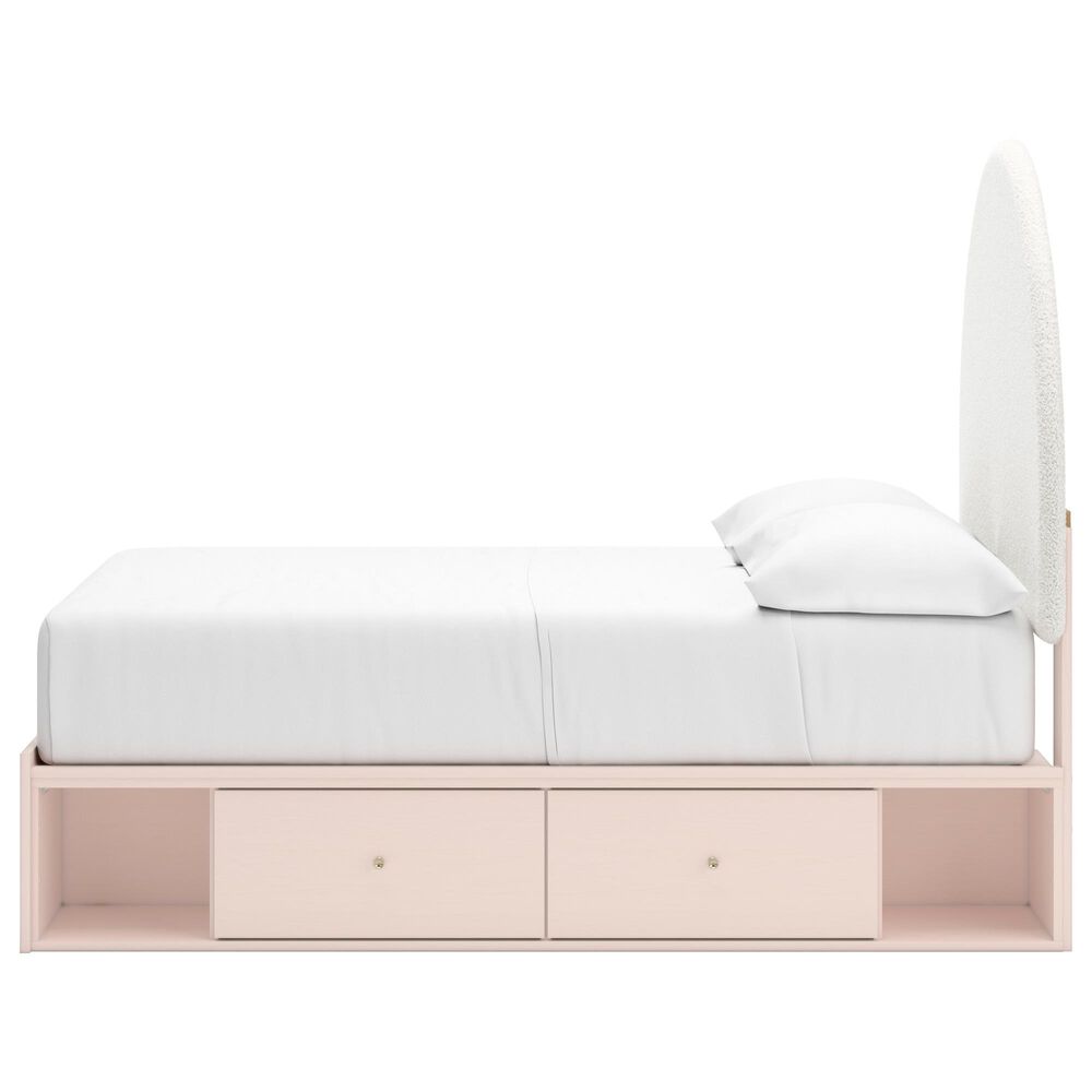 Ashley Wistenpine Full Upholstered Panel Bed with 2 Storage Units, , large