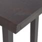 Steve Silver Jennings Live Edge Stool in Distressed Cherry and Ebony, , large