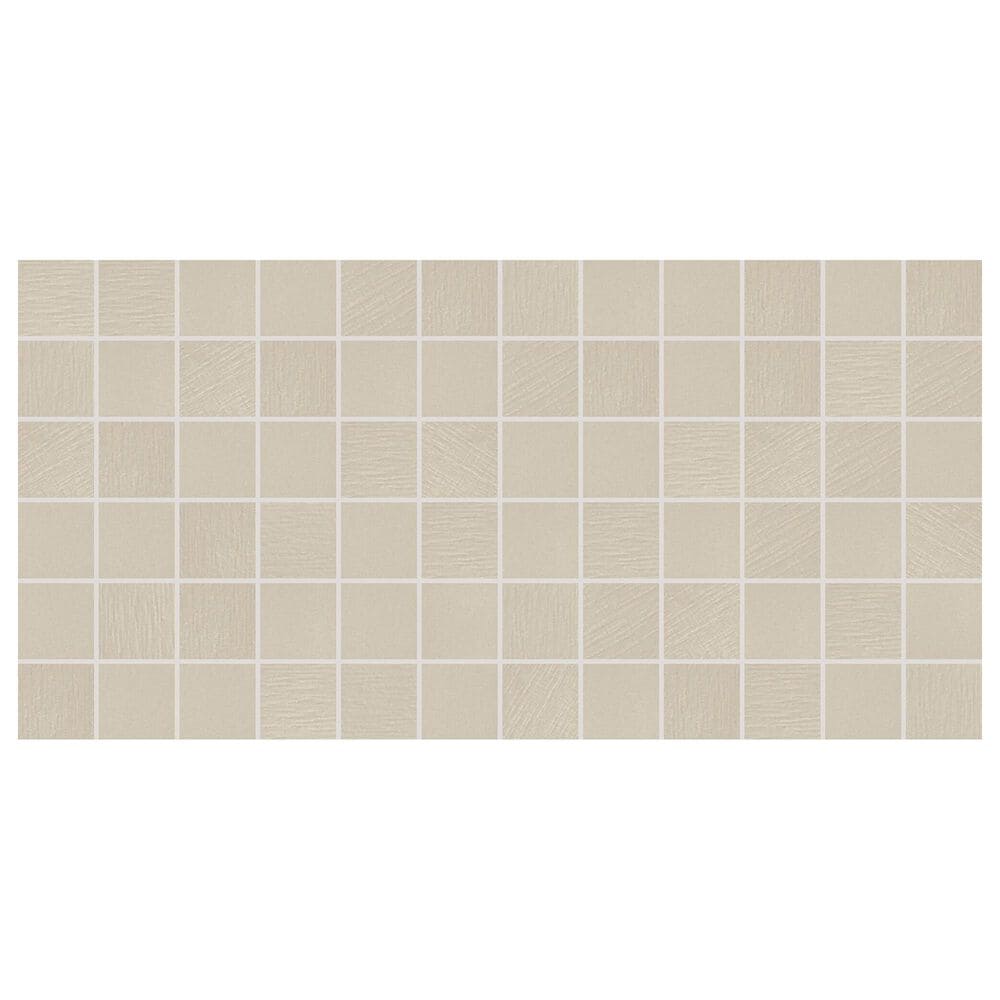 Dal-Tile Keystone Urban Putty 2" x 2" Square on 12" x 24" Ceramic Mosaic Sheet, , large