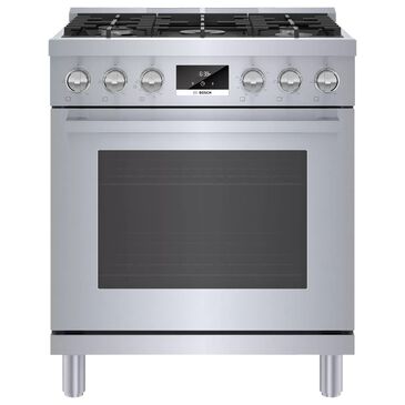 Bosch 800 Series 30" Gas Freestanding Range in Stainless Steel, , large