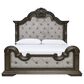 Millenium Queen Upholstered Bed in Dark Brown, , large