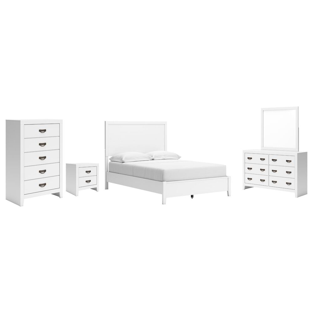 Ashley 5 Piece Full Panel Bed Set, , large