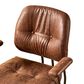 HOMLUX Executive Office Chair with Suede Fabric Cushion in Dark Brown, , large