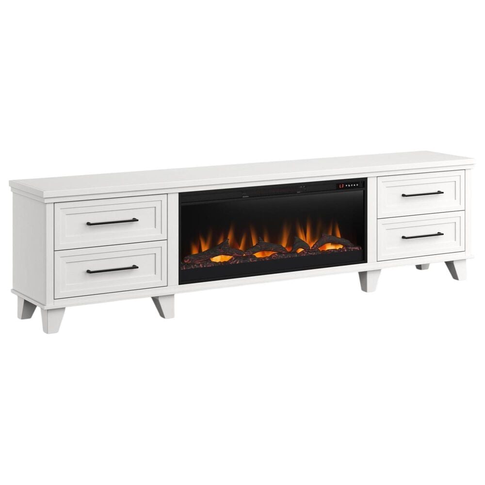 Legends Home Sonoma 95" Fireplace Console in Jasmine White Wash, , large