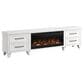 Legends Home Sonoma 95" Fireplace Console in Jasmine White Wash, , large