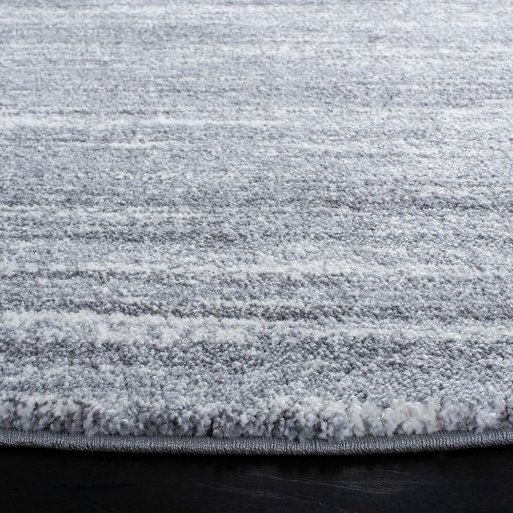 Safavieh Cyrus Shag CYR128F 6&#39;7&quot; Round Grey and Ivory Area Rug, , large