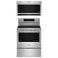 Maytag 2-Piece Kitchen Package with 5.3 Cu. Ft. Electric Range and 1.1 Cu. Ft. Over-The-Range Toaster Oven in Fingerprint Resistant Stainless Steel, , large