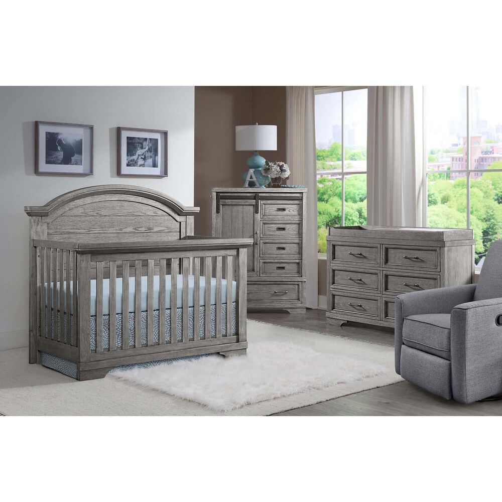 Eastern Shore Foundry 5-Drawer Nursery Chest in Brushed Pewter, , large