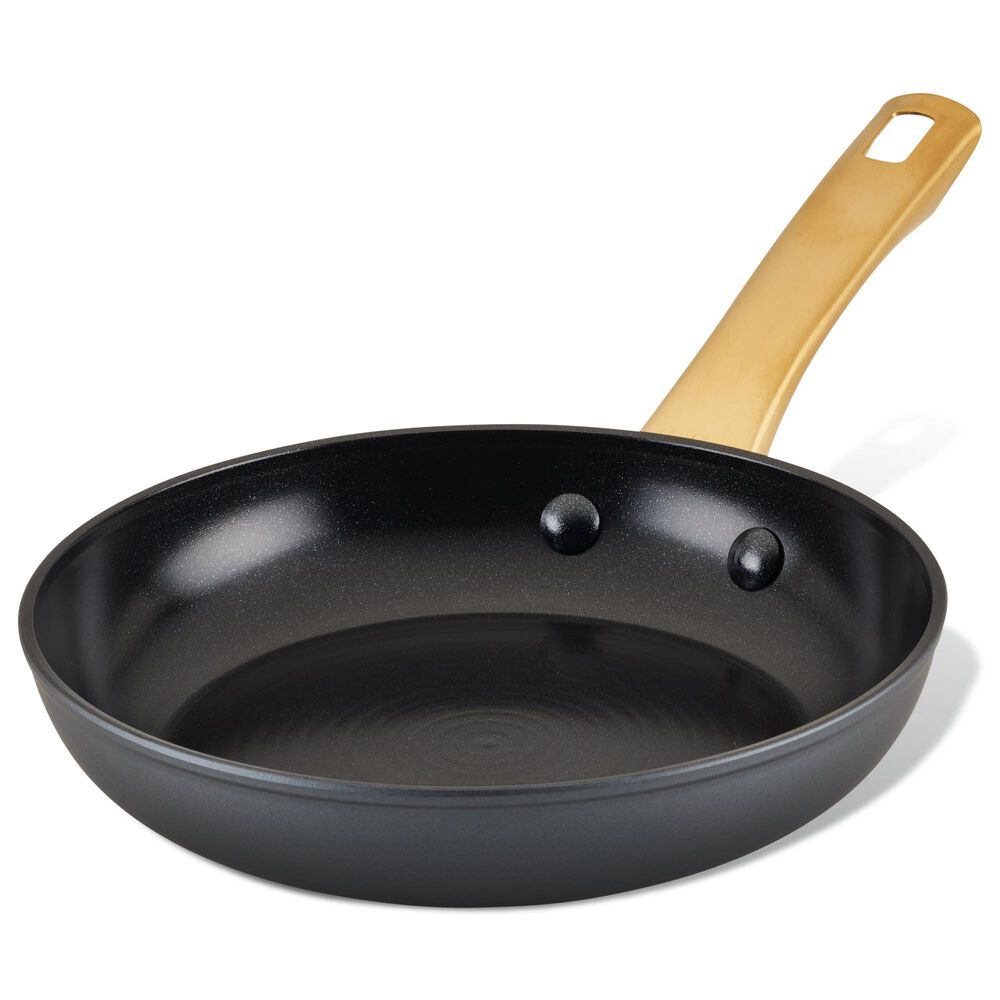 Faber Forged Induction 8.25" Ceramic Nonstick Frying Pan in Black and Gold, , large