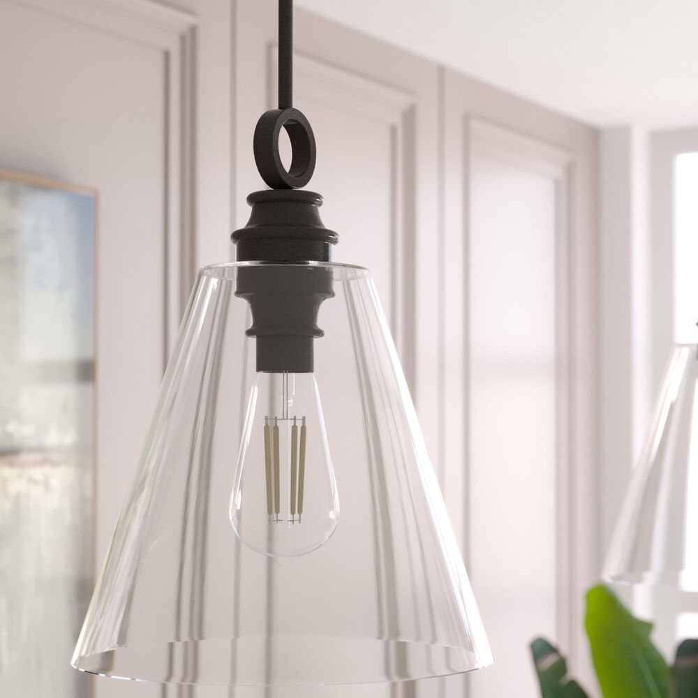 Hunter Klein 14&quot; 1-Light Pendant in Noble Bronze, , large
