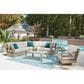 Ashley Kimpton Isle Patio Rectangular Coffee Table in Brown, , large