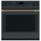 Cafe Handle Kit for Single Wall Oven in Brushed Bronze, , large