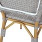 Hearth and Haven Outdoor Armless Bistro Chair in Gray (Set of 2), , large
