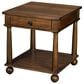 Hekman Fairfax Rectangular End Table with Simple Leg in Chestnut Brown and Black, , large