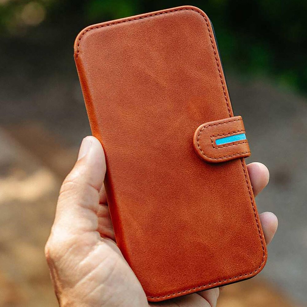 Bluebonnet Cases The Executive Leather iPhone 17 Pro Max Wallet Case Folio - Tuscan Tan, , large