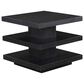Steve Silver Canyon Square End Table in Black, , large