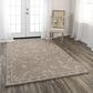RIZZY Harmony Oriental 5" x 7"6" Brown Area Rug, , large