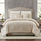 Pem America 5th Avenue Lux Noelle 7-Piece Queen Comforter Set in Gold, , large