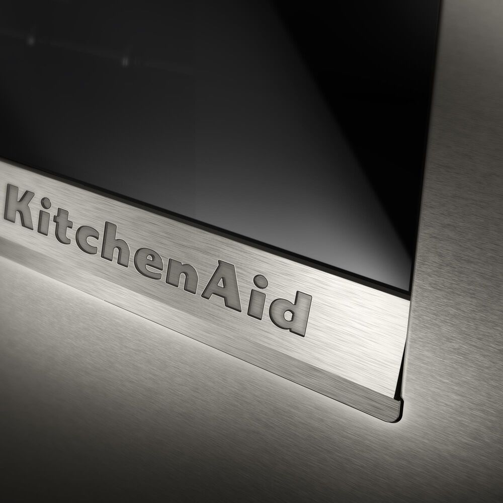 KitchenAid 2-Piece Kitchen Package with Black Ore 30" Smart Single Wall Oven and Black 30" Electric Cooktop, , large