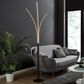 Lite Source Monita 3-Lite LED Arch Lamp in Black, , large