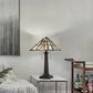 Cal Lighting Tiffany Table Lamp with Pull Chain Switch in Dark Bronze, , large