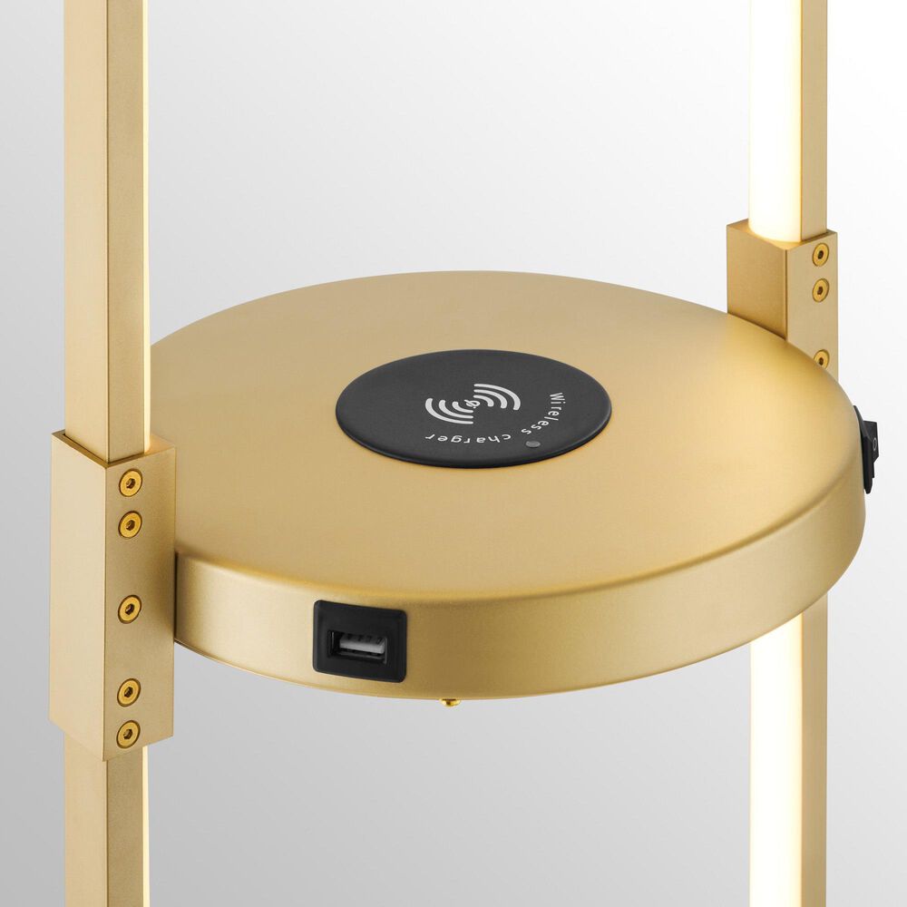 Lite Source Dysis LED Floor Lamp in Gold, , large