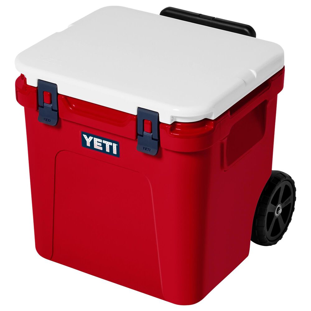 YETI Roadie 48 Hard Cooler in Rescue Red, Navy and White, , large