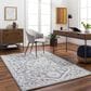 Surya Piazza PZZ-2303 9" x 12" White, Charcoal, Black, Light Grey Area Rug, , large