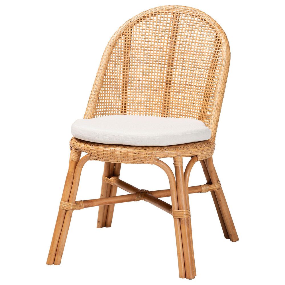 Baxton Studio Daniela Side Chair in Light Honey, , large