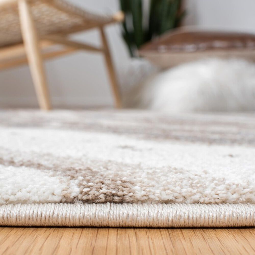 Safavieh Cyrus Shag CYR126A 2&#39;2&quot; x 9&#39; Ivory and Grey Runner, , large