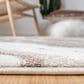 Safavieh Cyrus Shag CYR126A 2"2" x 9" Ivory and Grey Runner, , large