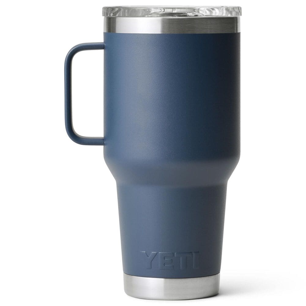 YETI Rambler 30 Oz Travel Mug with StrongHold Lid in Navy, , large