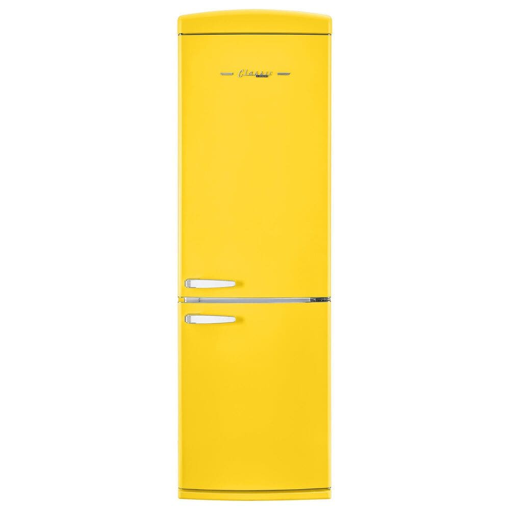 Unique Appliances Classic Retro 12 Cu. Ft. Bottom Freezer Regfrigerator In Canary Yellow, , large