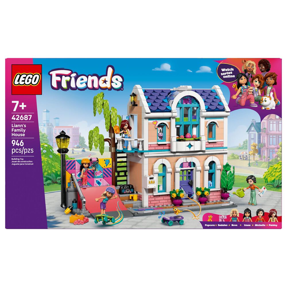 LEGO Friends Liann's Family House Building Set, , large