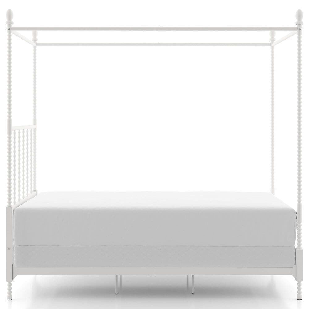 Furniture of America Elliot Twin Canopy Bed in White, , large