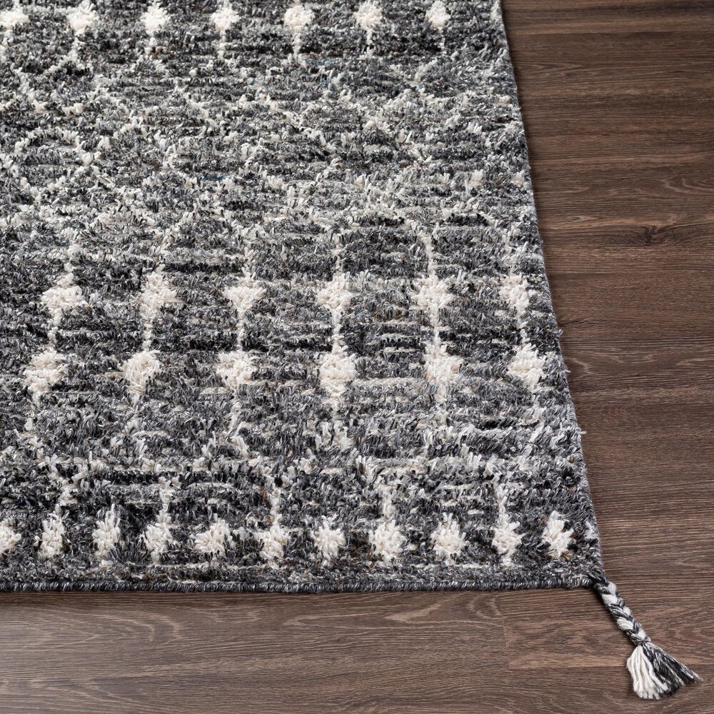 Surya Birch 2&#39; x 3&#39; Black, Charcoal, Gray and Cream Area Rug, , large
