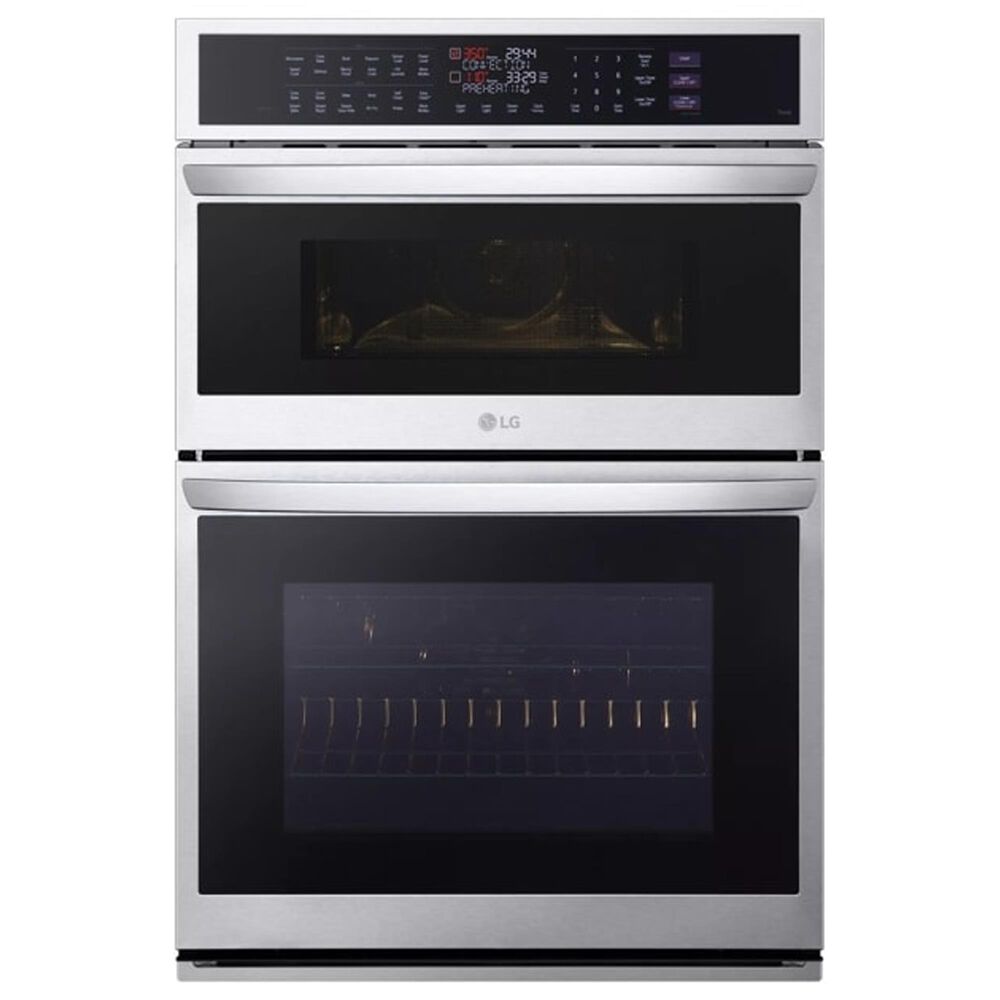 LG 2-Piece Kitchen Package with 6.4 Cu. Ft. Wall Oven and 30&quot; Gas Cooktop in Print Proof Stainless Steel, , large