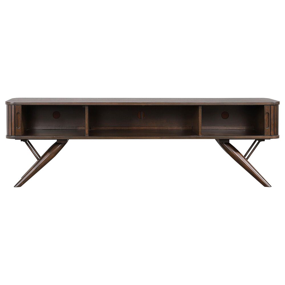 Pacific Landing Valna TV Stand with Sliding Doors in Walnut, , large