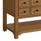 James Martin Malibu 60" Single Bathroom Vanity in Amber Birch with 3 cm Charcoal Soapstone Quartz Top and Rectangular Sink, , large