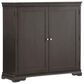 New Day Furniture Sebastian Twin Murphy Cabinet Bed with Mattress in Espresso, , large